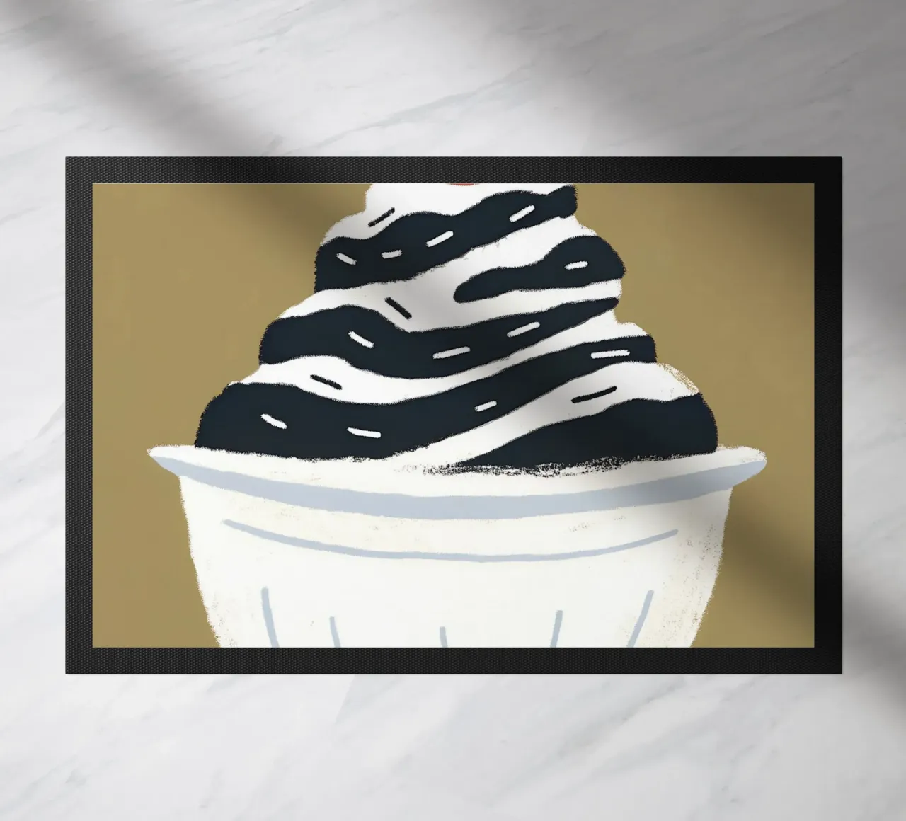 Ice cream doormat by PERSONAL TOUCH