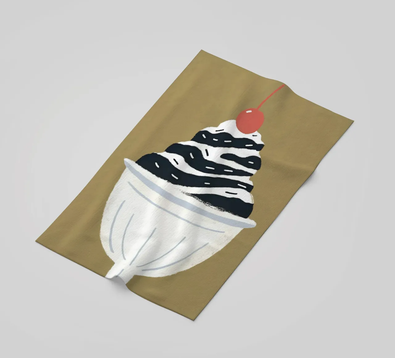 Ice cream beach towel by PERSONAL TOUCH