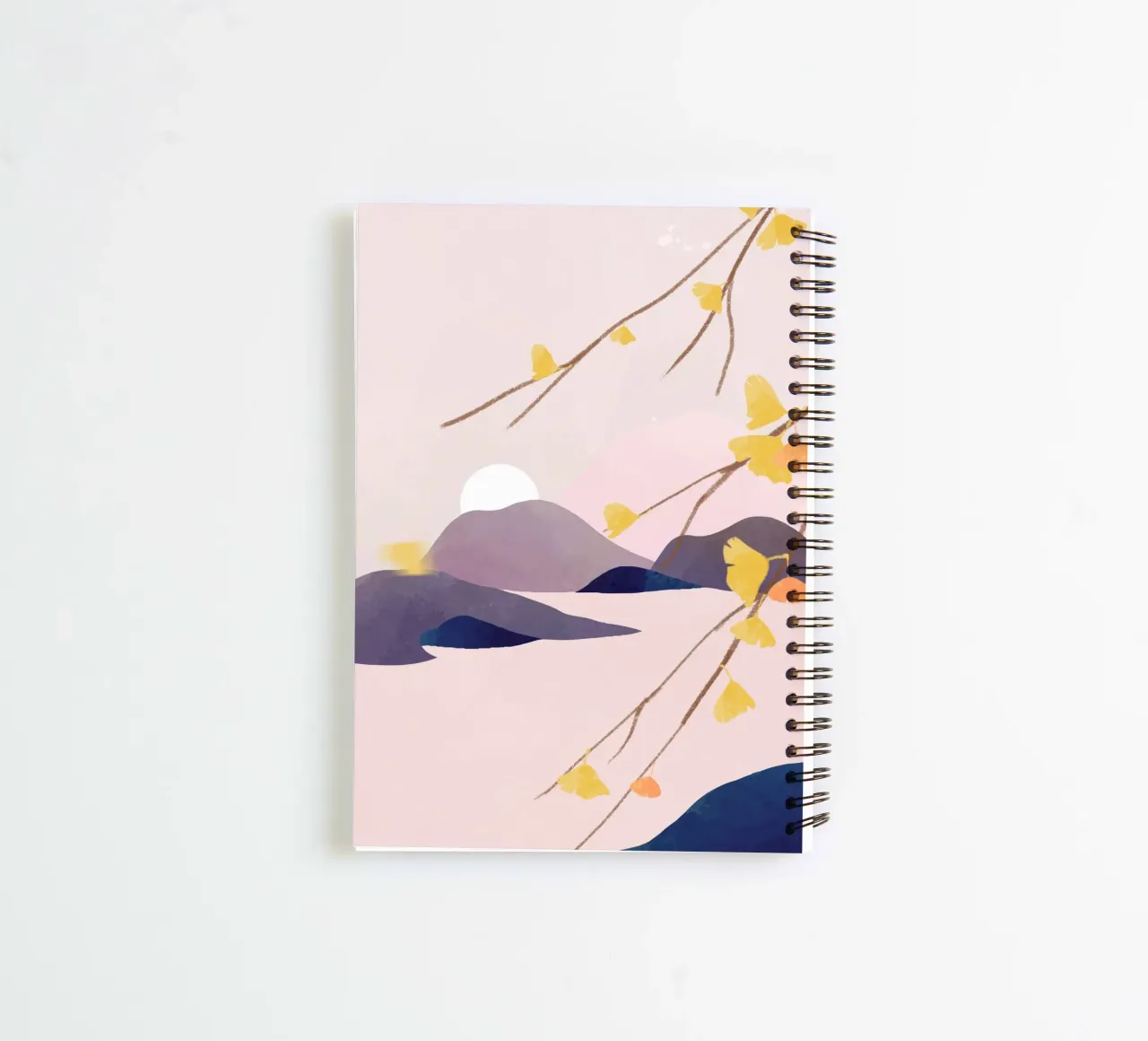 Midnight Bloom 2 spiral notebook by Flow Line