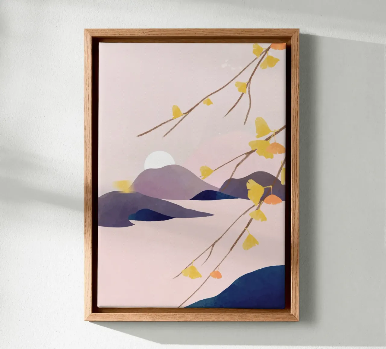 Midnight Bloom 2 canvas by Flow Line
