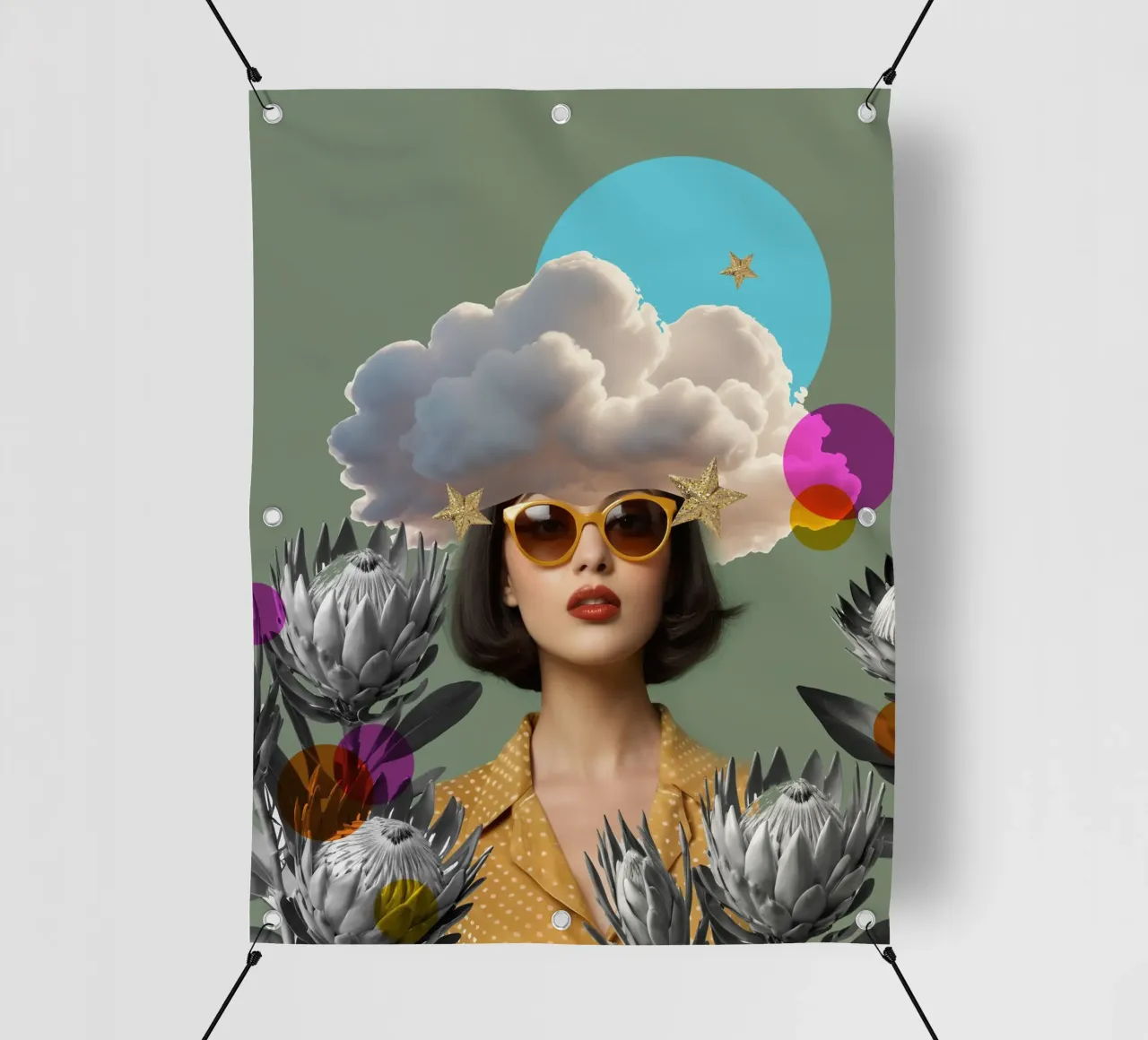 The Cloud Collector telo in pvc da Indigo Rain