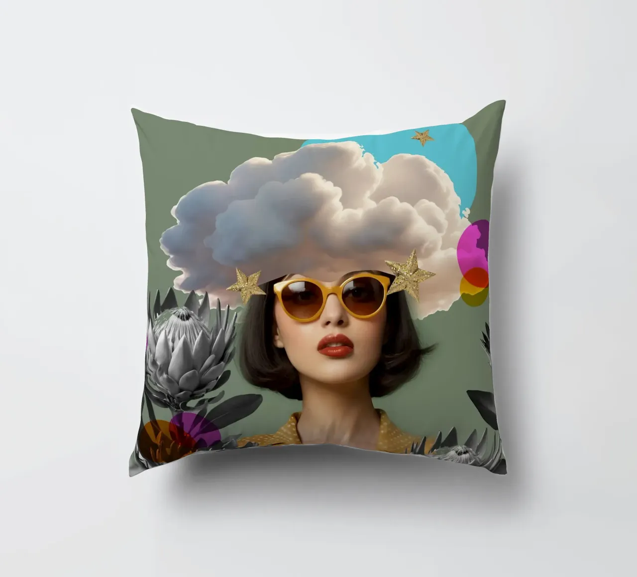 The Cloud Collector cuscino da Indigo Rain