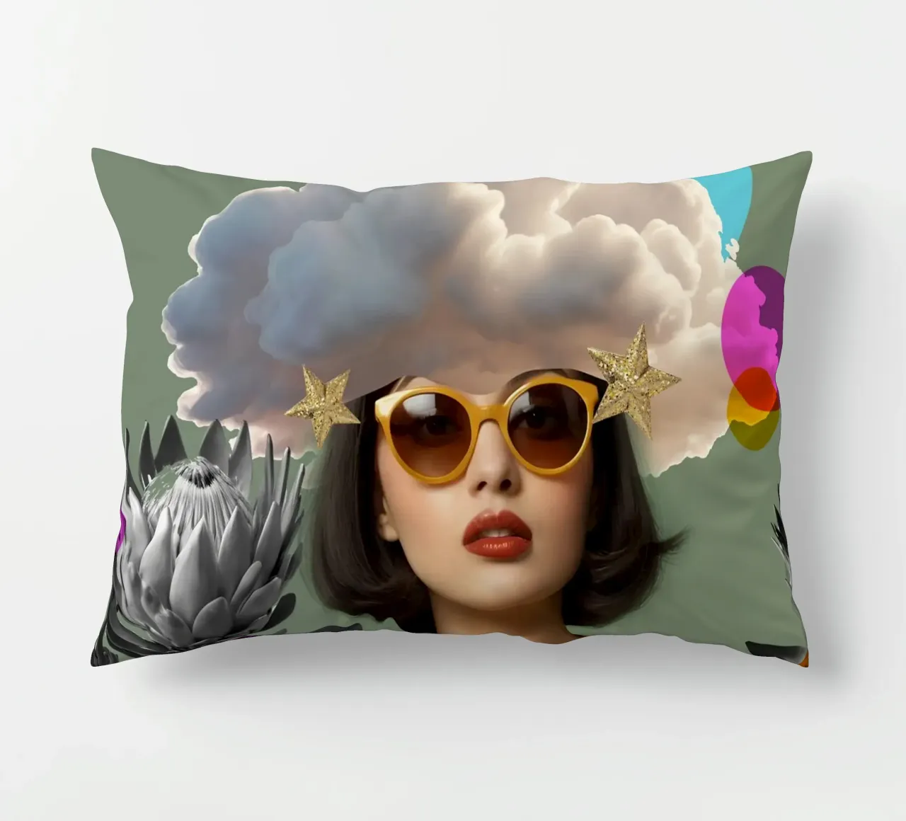 The Cloud Collector cuscino da Indigo Rain