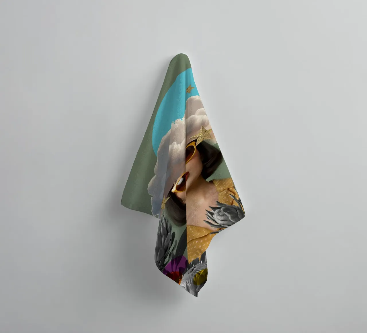 The Cloud Collector asciugamano da bagno da Indigo Rain