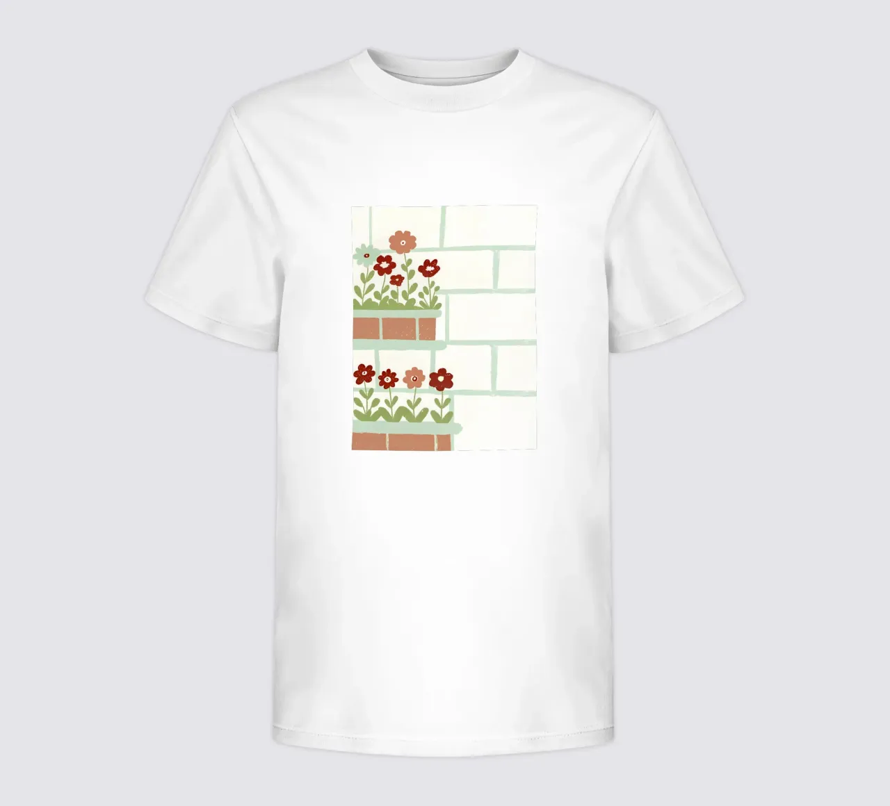 Fleurs en pots t-shirt enfant de PERSONAL TOUCH
