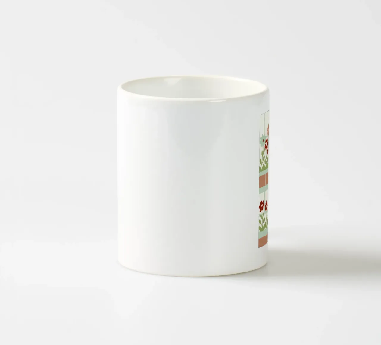 Fiori in vaso tazza in ceramica da PERSONAL TOUCH