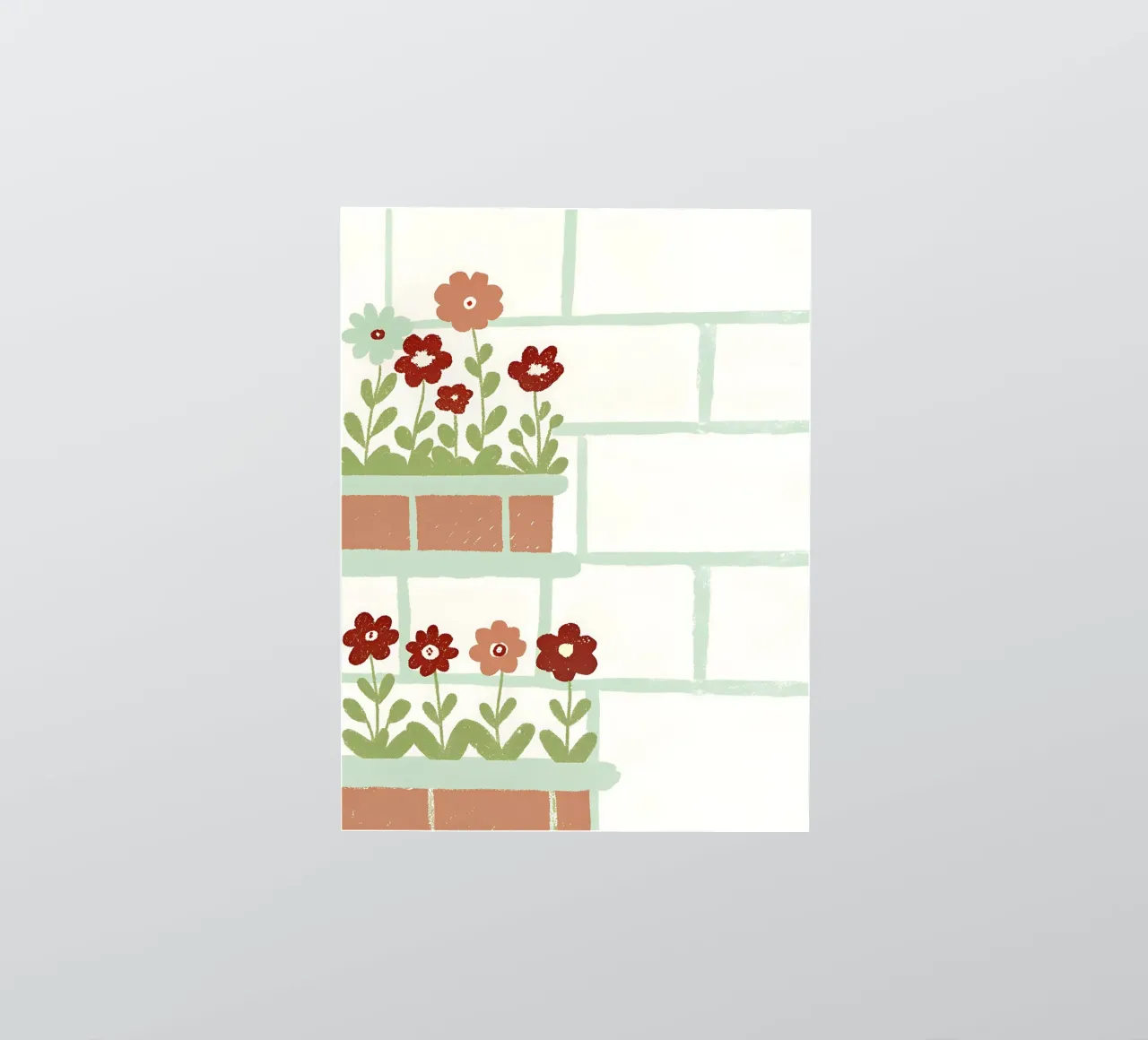 Blumen in Töpfen Sticker von PERSONAL TOUCH