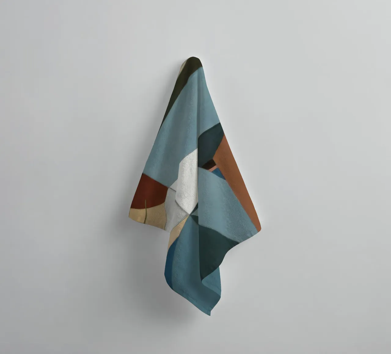 Geometric Harmony towel by Crimson Whisper