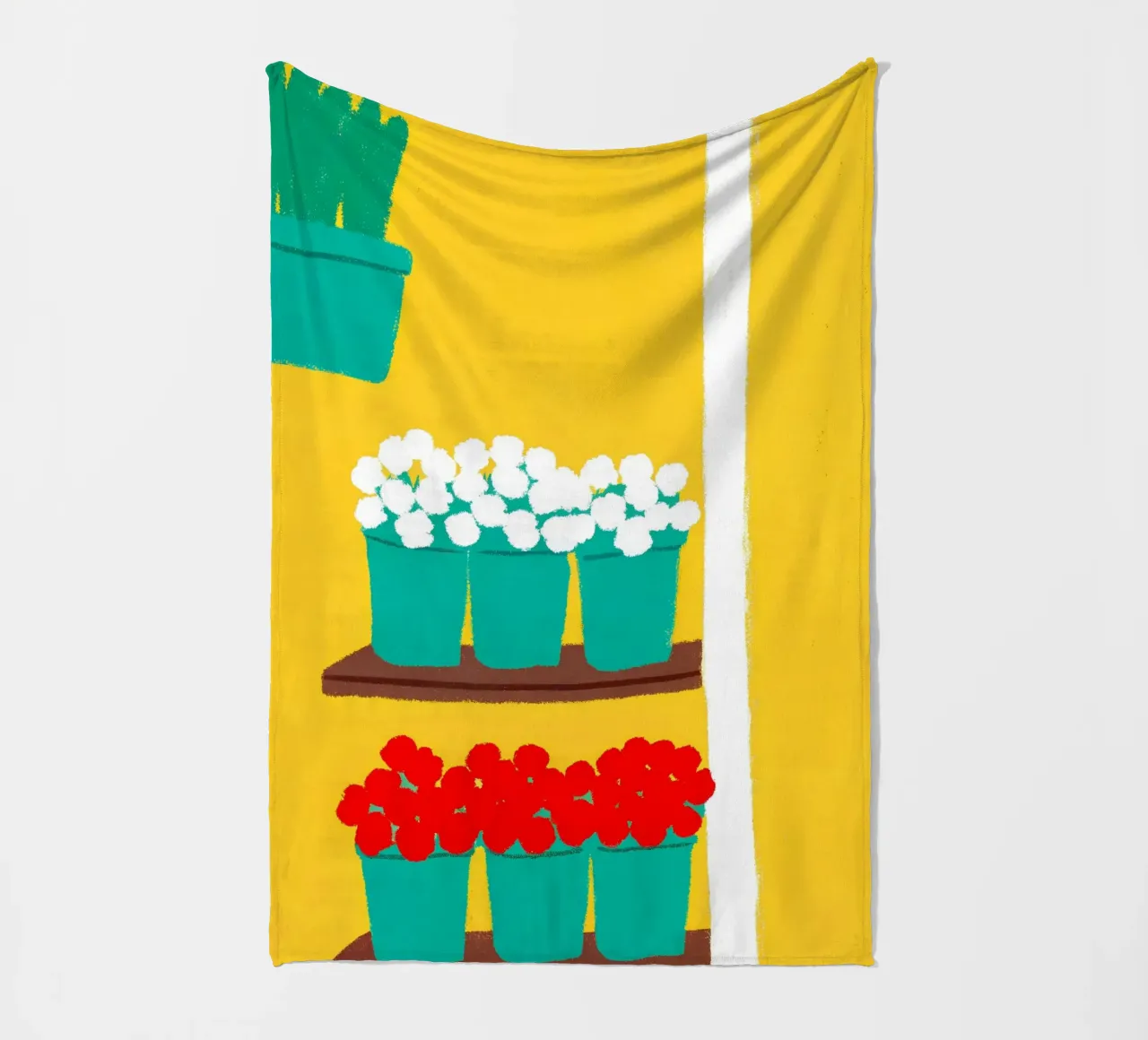 Fiori in vaso coperta in pile da PERSONAL TOUCH