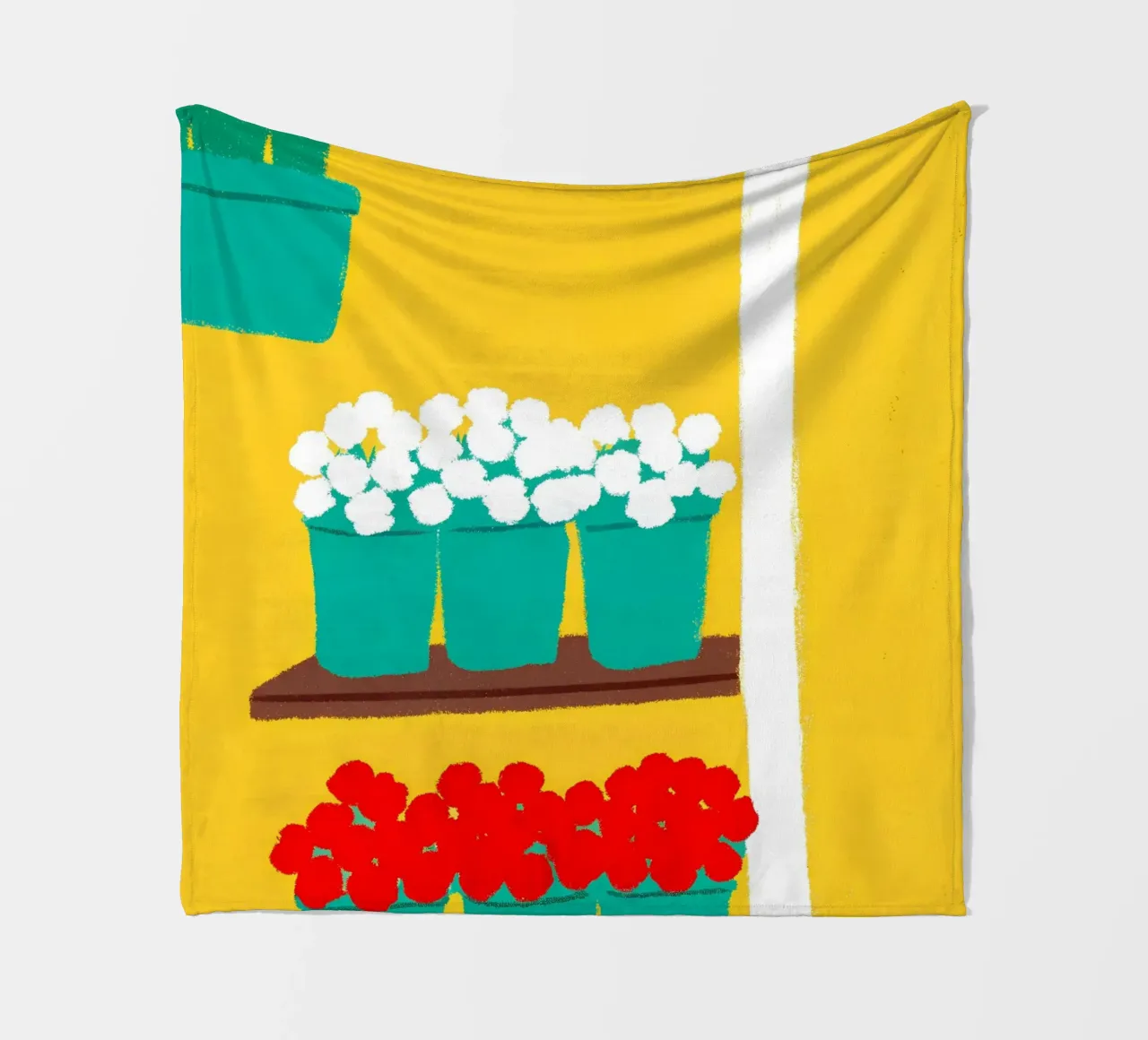Fiori in vaso coperta in pile da PERSONAL TOUCH
