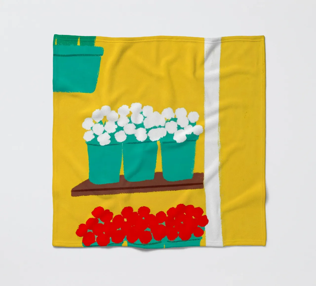 Fiori in vaso coperta in pile da PERSONAL TOUCH