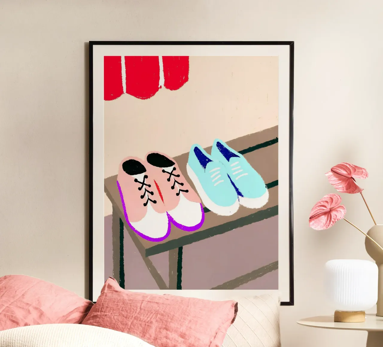 Dos zapatos poster de PERSONAL TOUCH