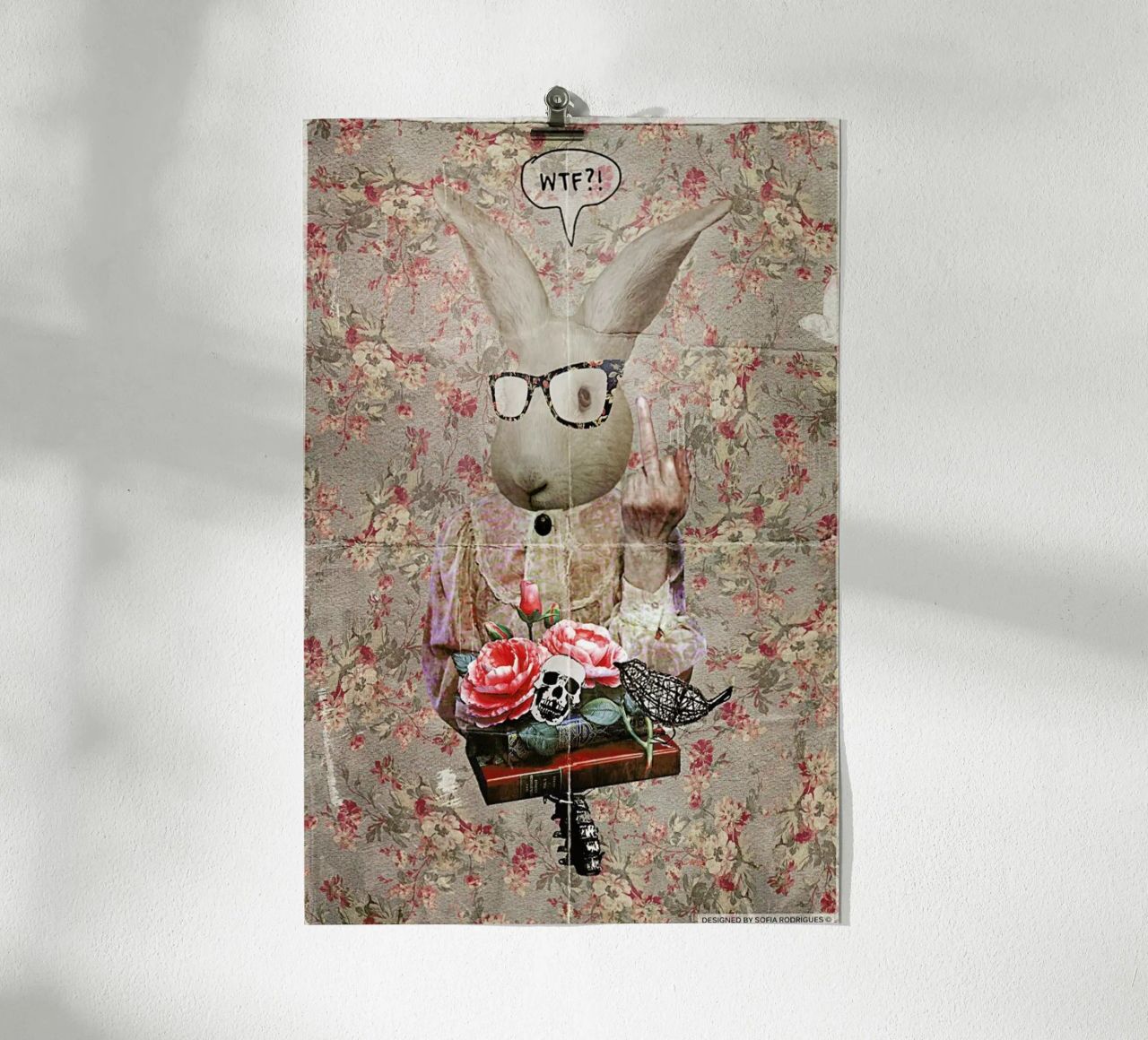 Lady Bunny WTF poster by Design by Soph