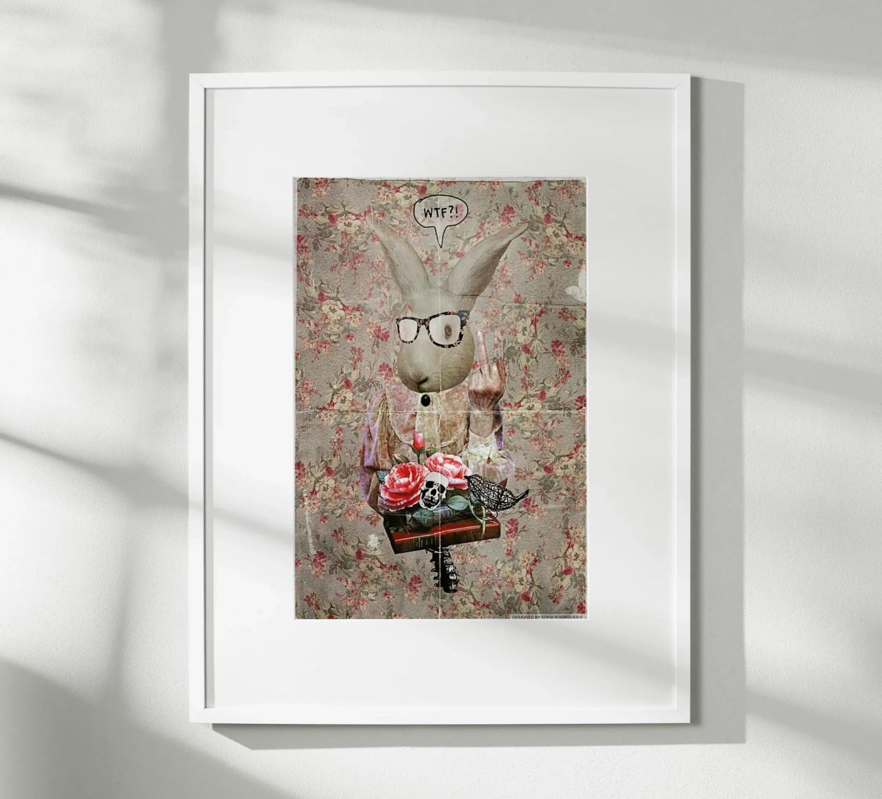 Lady Bunny WTF poster by Design by Soph