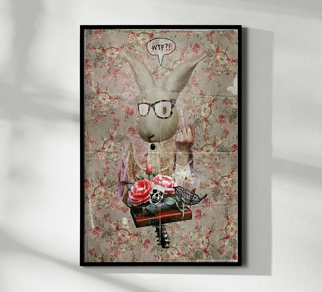 Lady Bunny WTF poster by Design by Soph