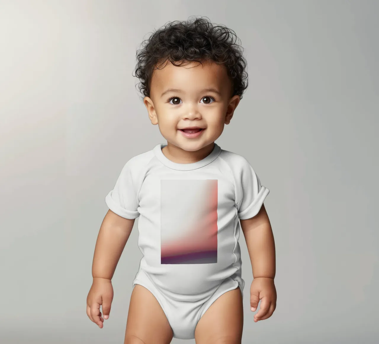 Sunrise 6 short-sleeve baby romper by Sarah Bühler