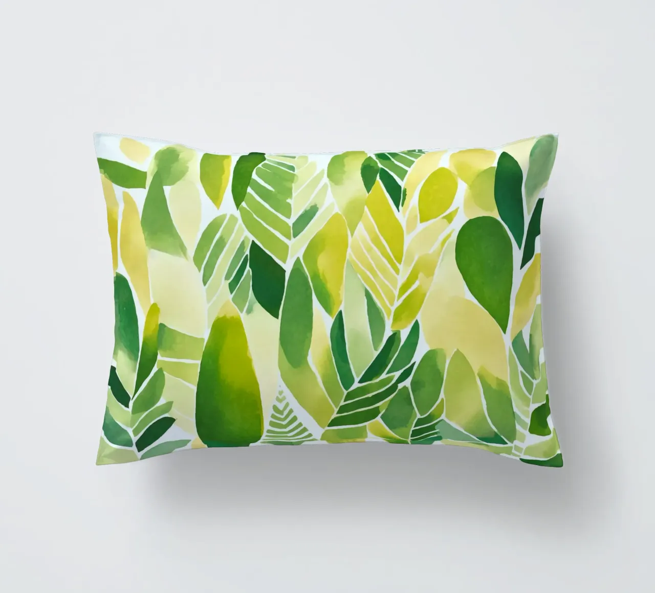Matisse Foliage Yellow Green_1 decorative cushion by Andrea Haase Modern Home