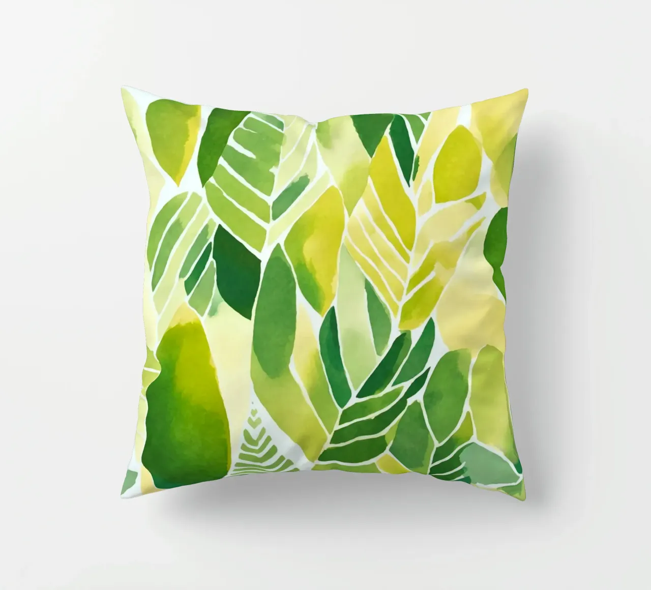 Matisse Foliage Yellow Green_1 decorative cushion by Andrea Haase Modern Home