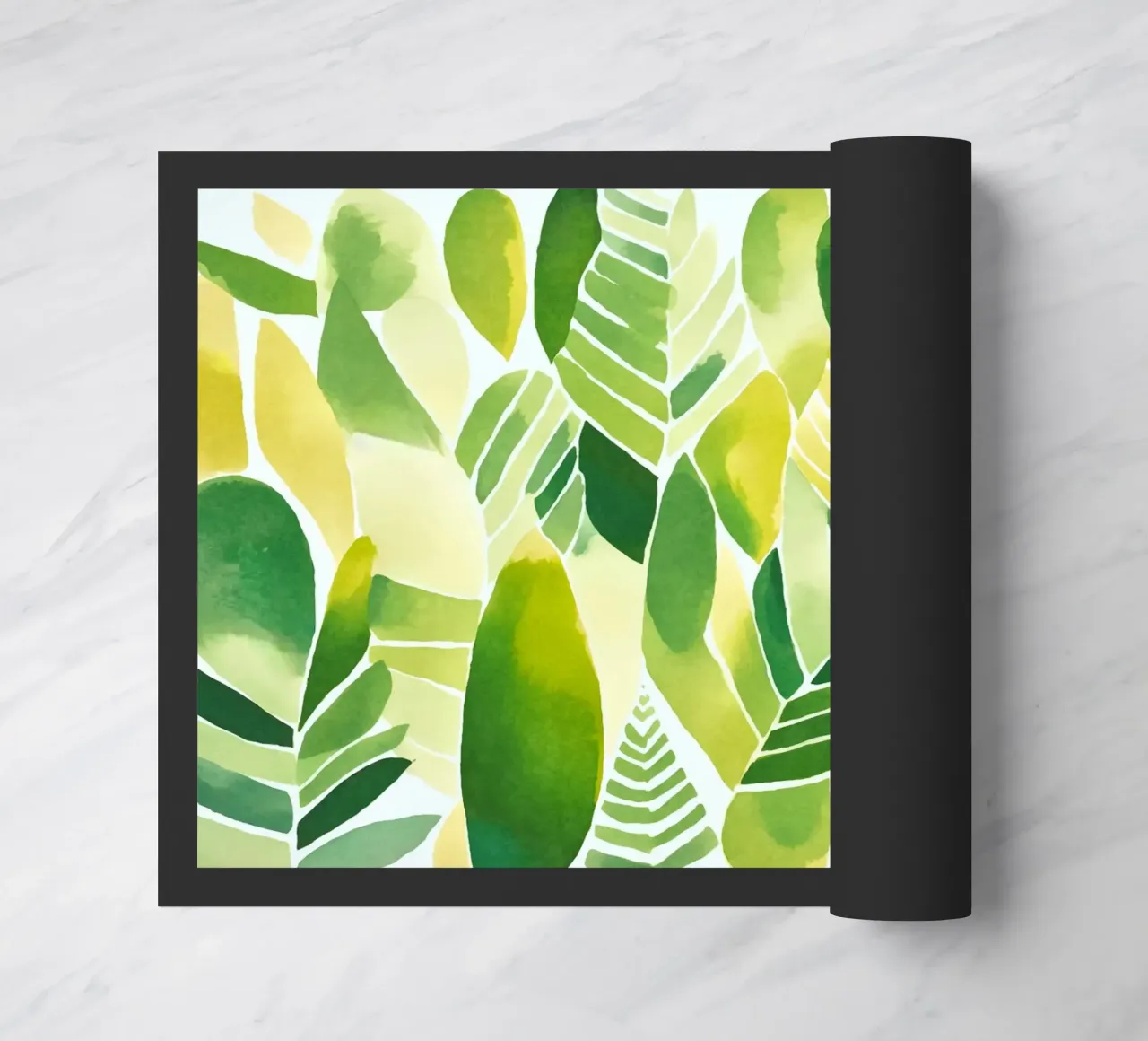 Matisse Feuillage Jaune Vert_1 paillasson de Andrea Haase Modern Home