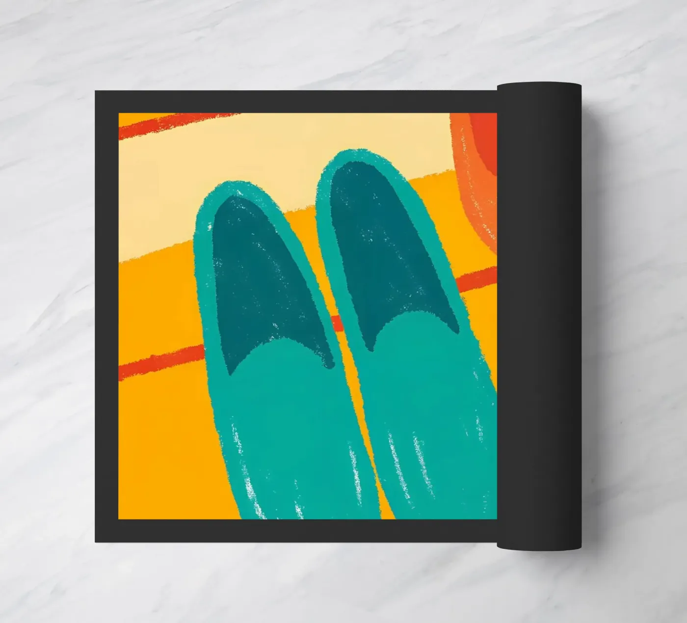 Two Shoes doormat by PERSONAL TOUCH