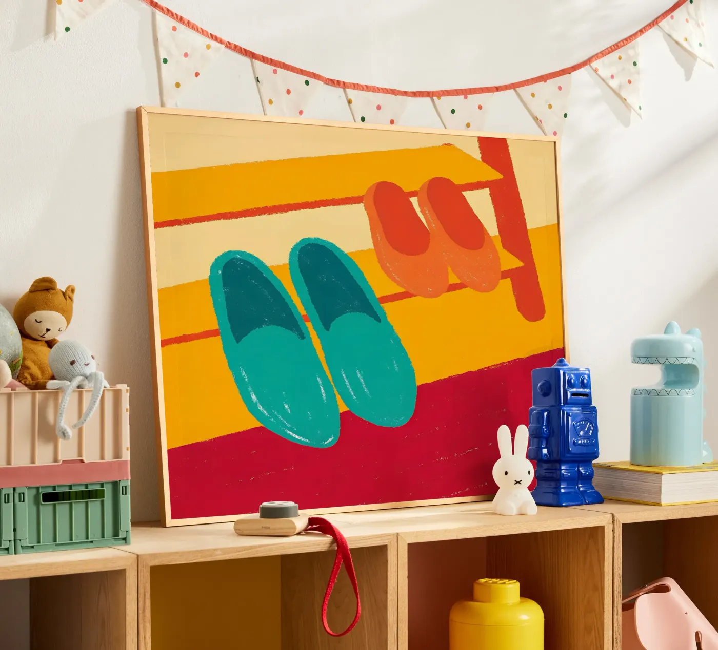 Zwei Schuhe Poster von PERSONAL TOUCH