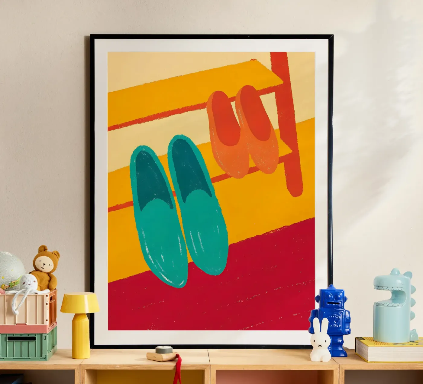 Zwei Schuhe Poster von PERSONAL TOUCH