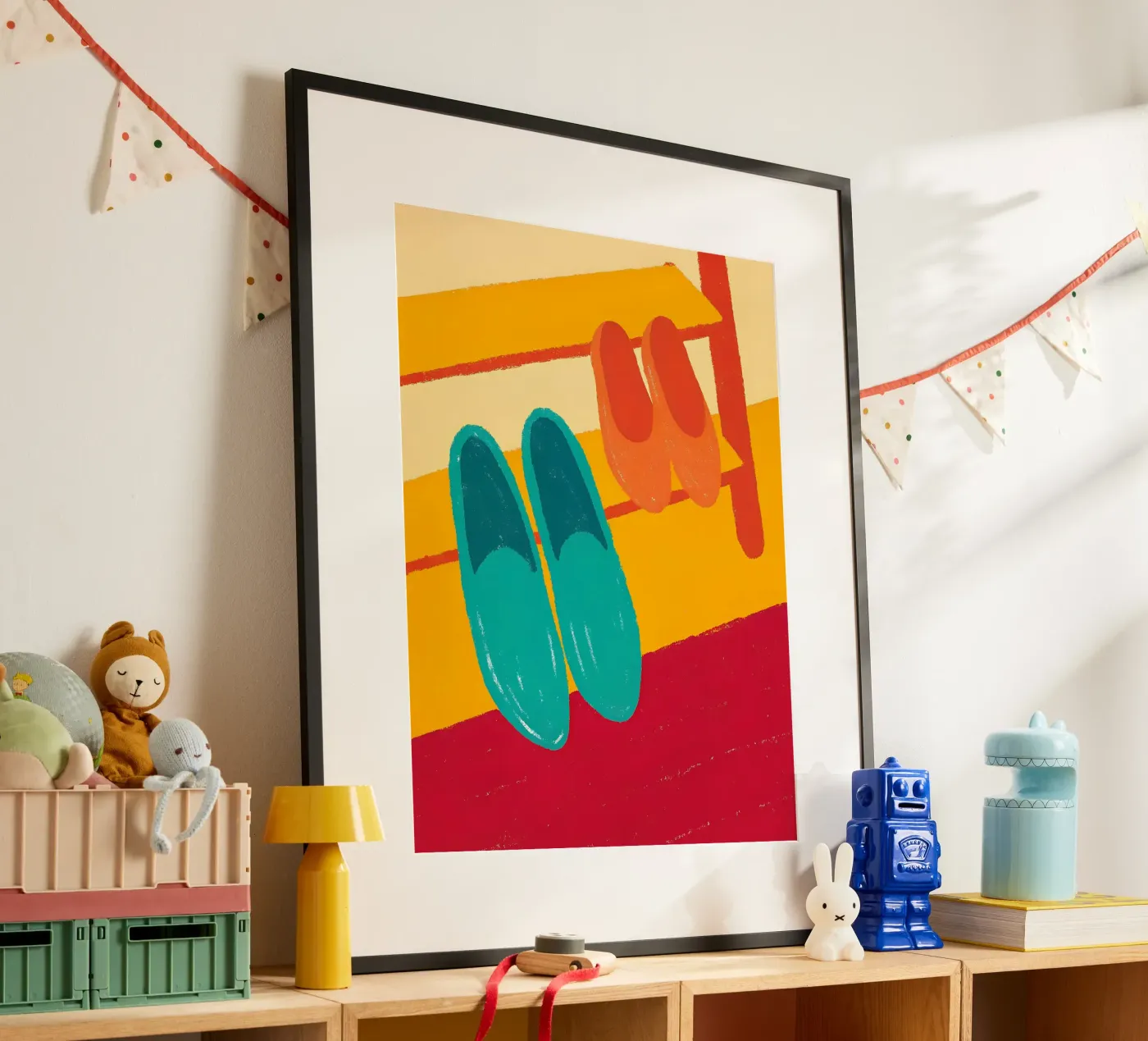 Zwei Schuhe Poster von PERSONAL TOUCH