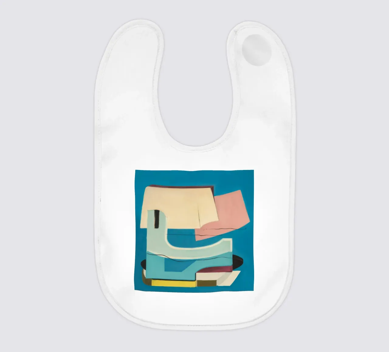 Modern Abstraction baby bib by Crimson Whisper