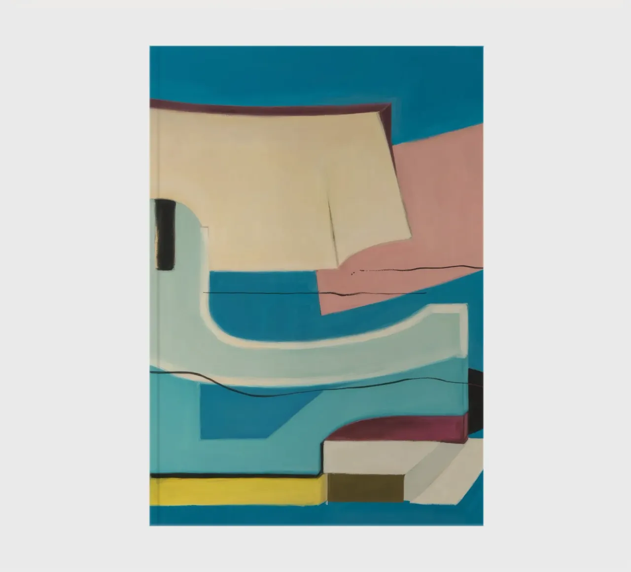 Modern Abstraction notebook by Crimson Whisper