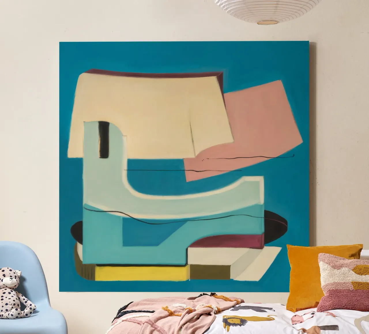 Modern Abstraction canvas by Crimson Whisper