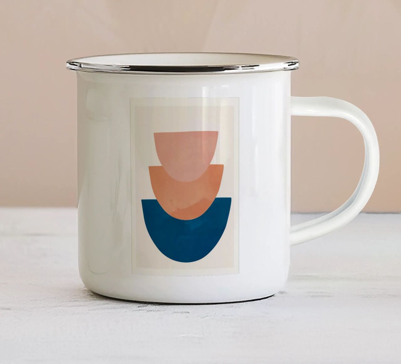 Set Line Flow 8 tazza in smalto da Flow Line