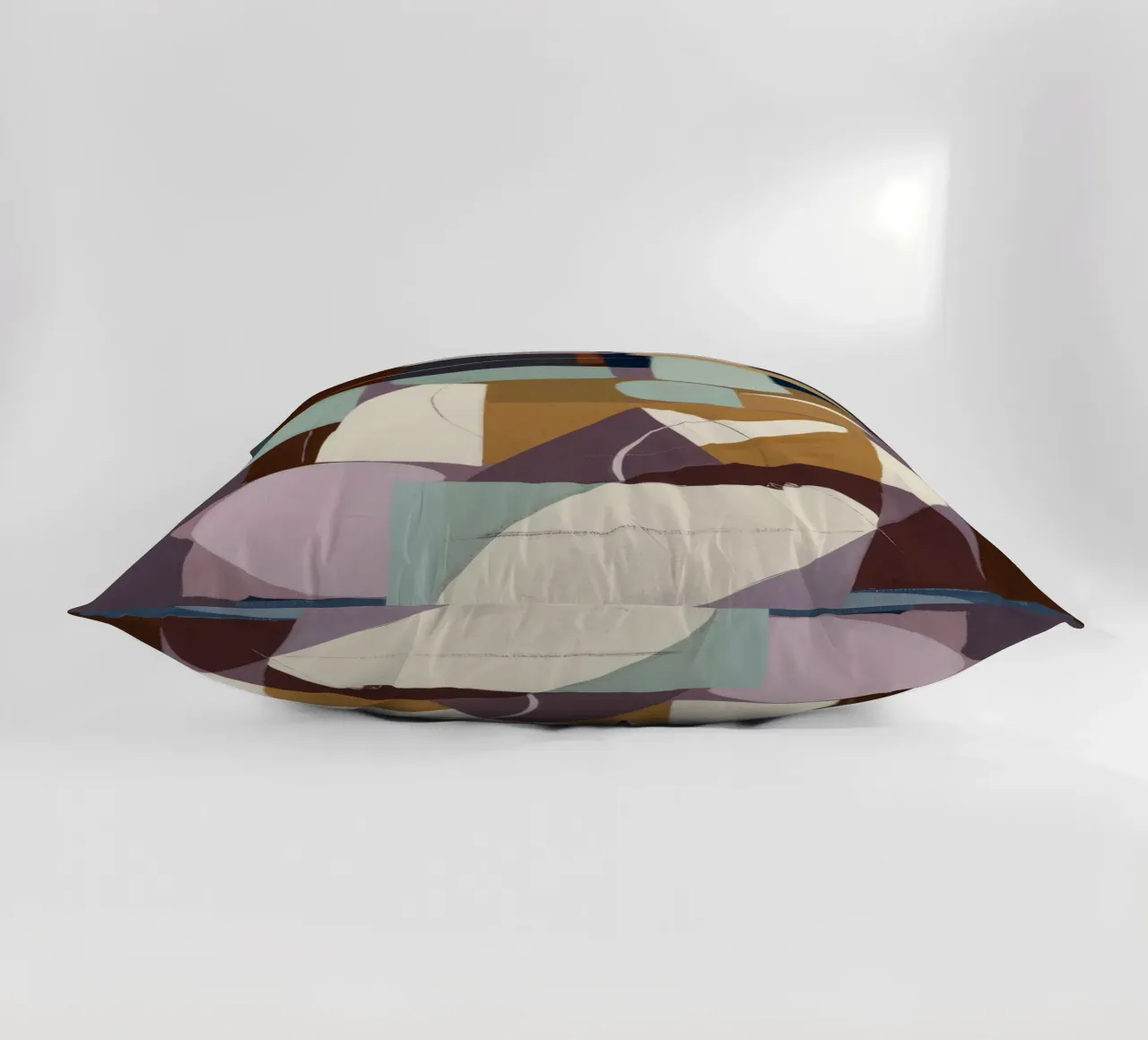 Composition cubiste coussin de Crimson Whisper