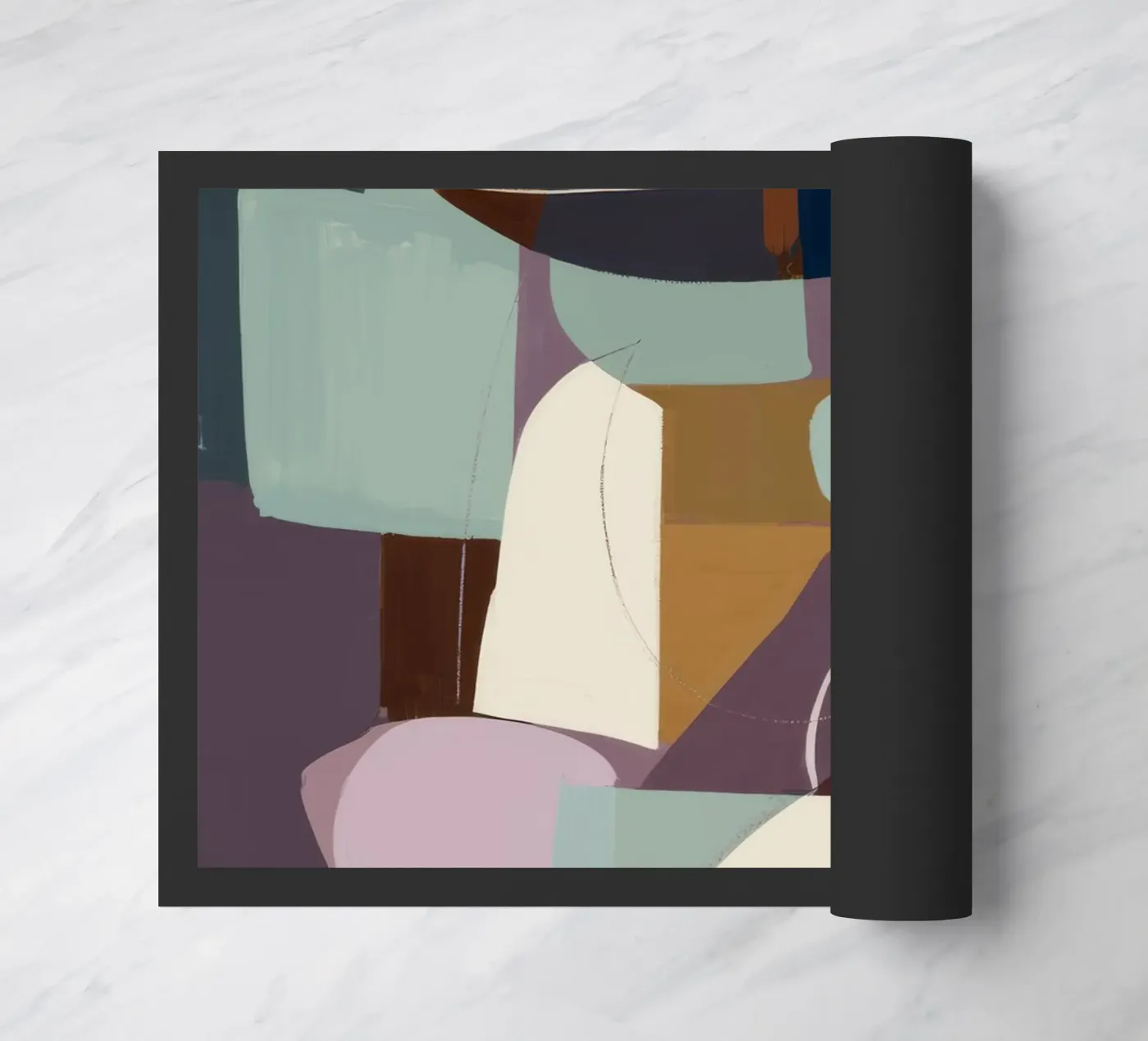 Cubist Composition deurmat van Crimson Whisper