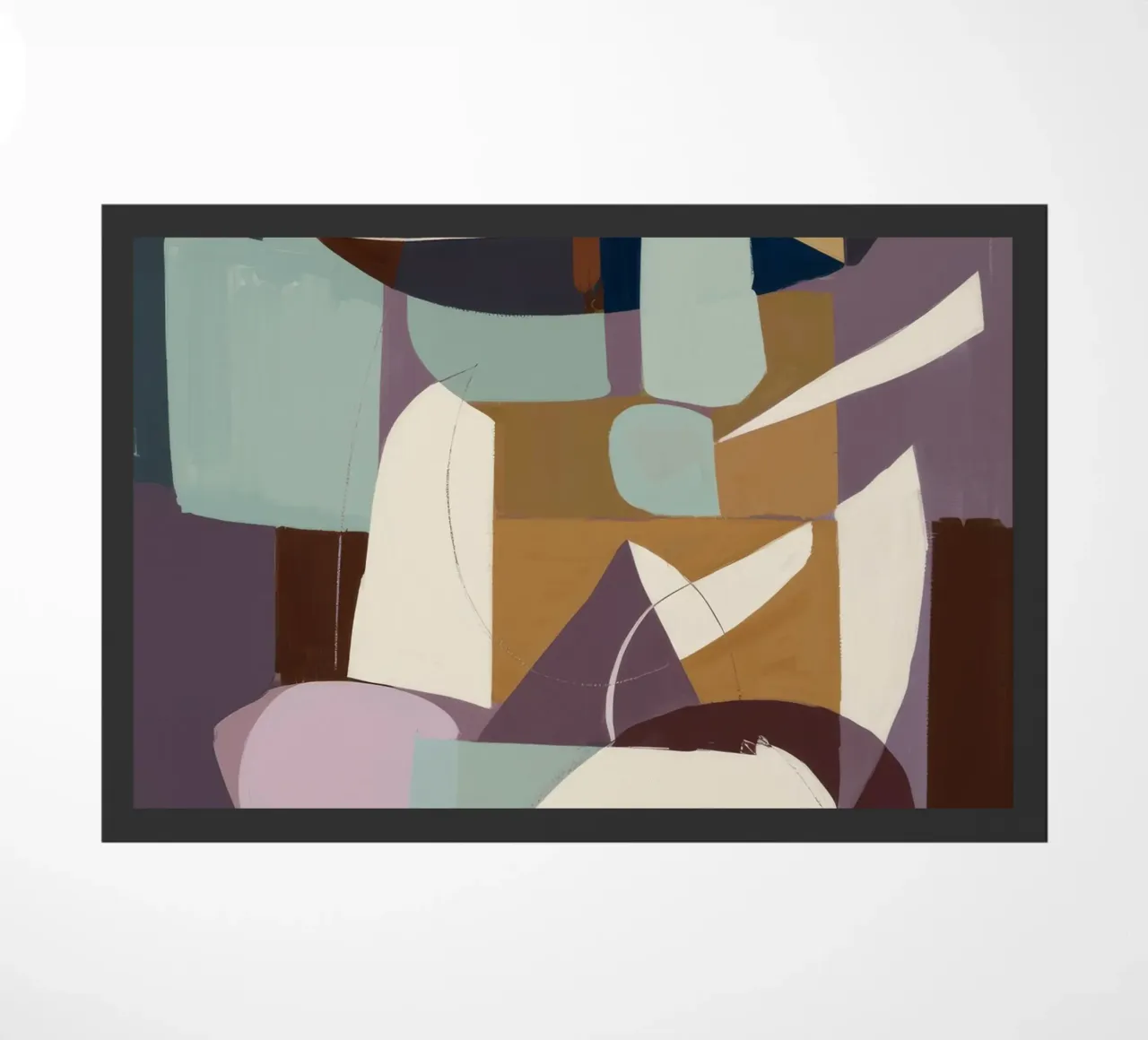 Cubist Composition doormat by Crimson Whisper