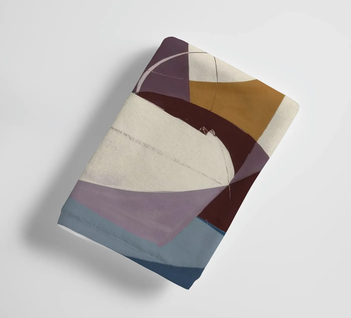 Cubist Composition towel by Crimson Whisper