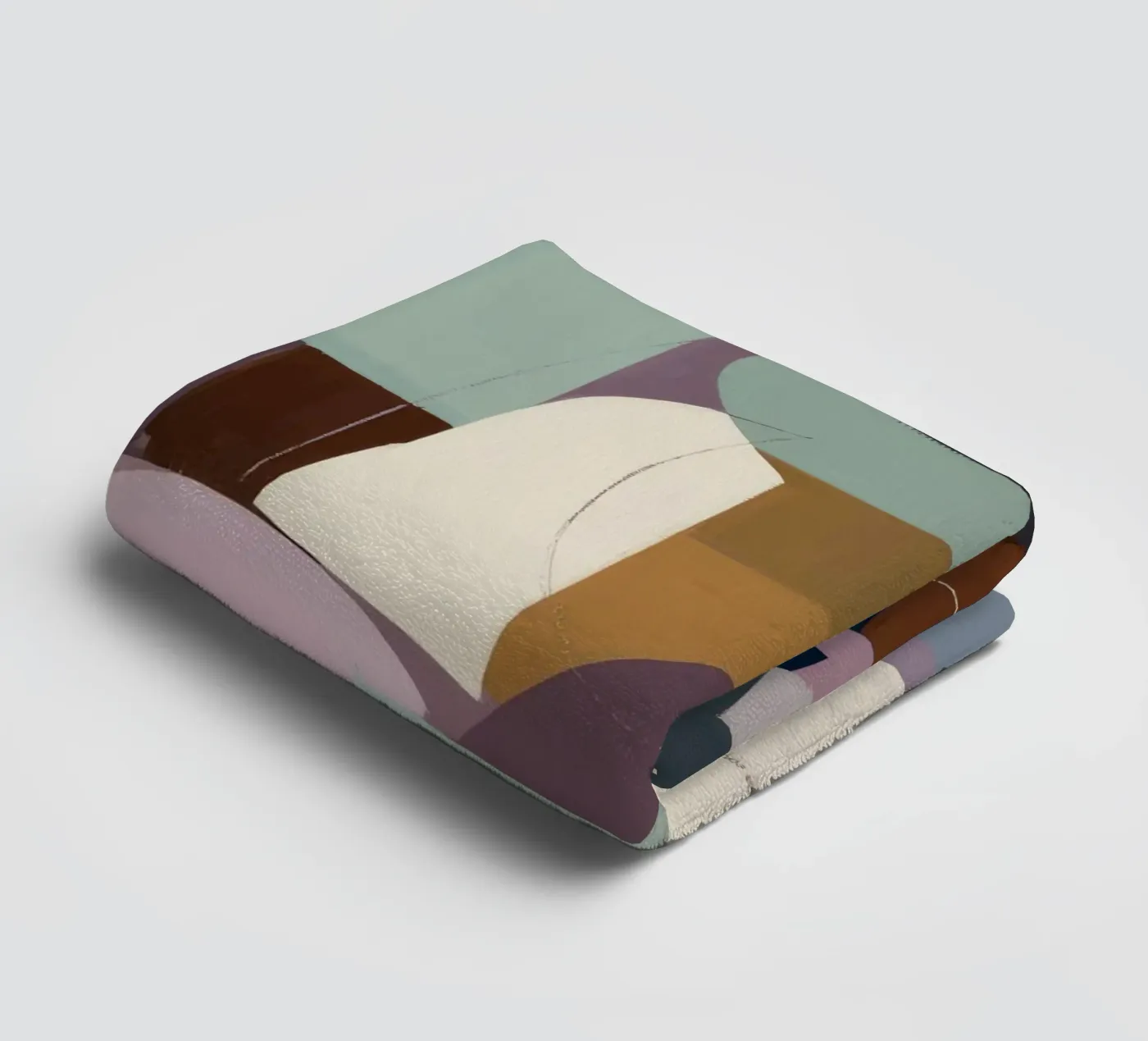 Cubist Composition towel by Crimson Whisper