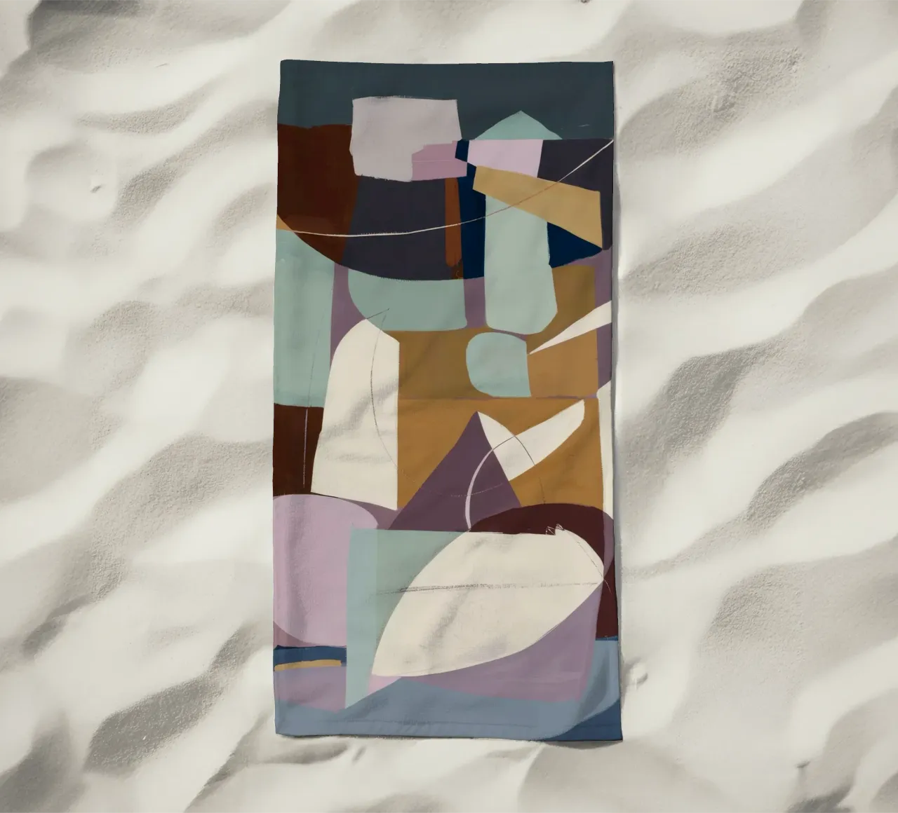 Cubist Composition telo mare da Crimson Whisper