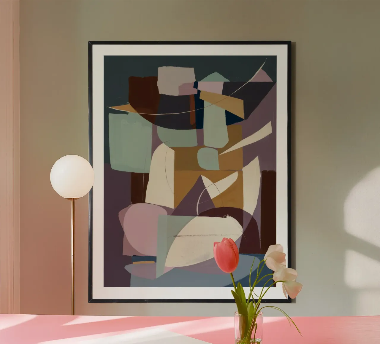 Cubist Composition poster by Crimson Whisper