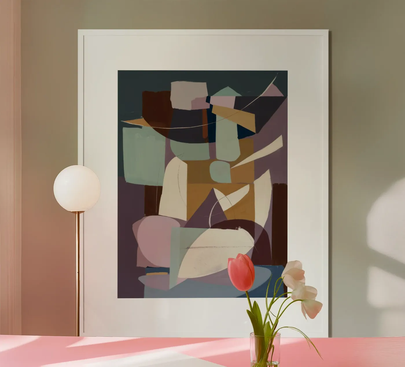 Cubist Composition poster by Crimson Whisper