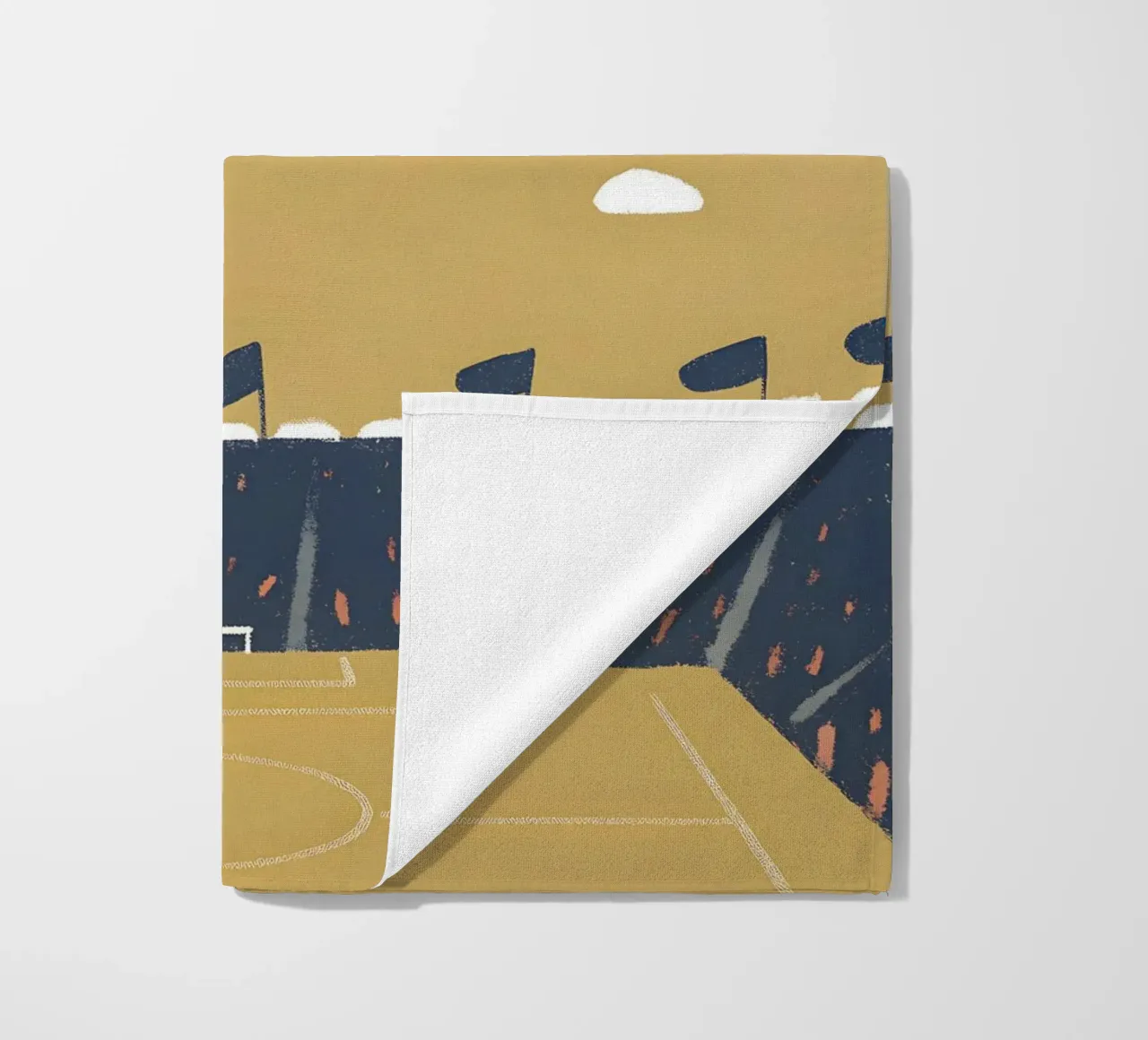 Football Stadium beach towel by PERSONAL TOUCH