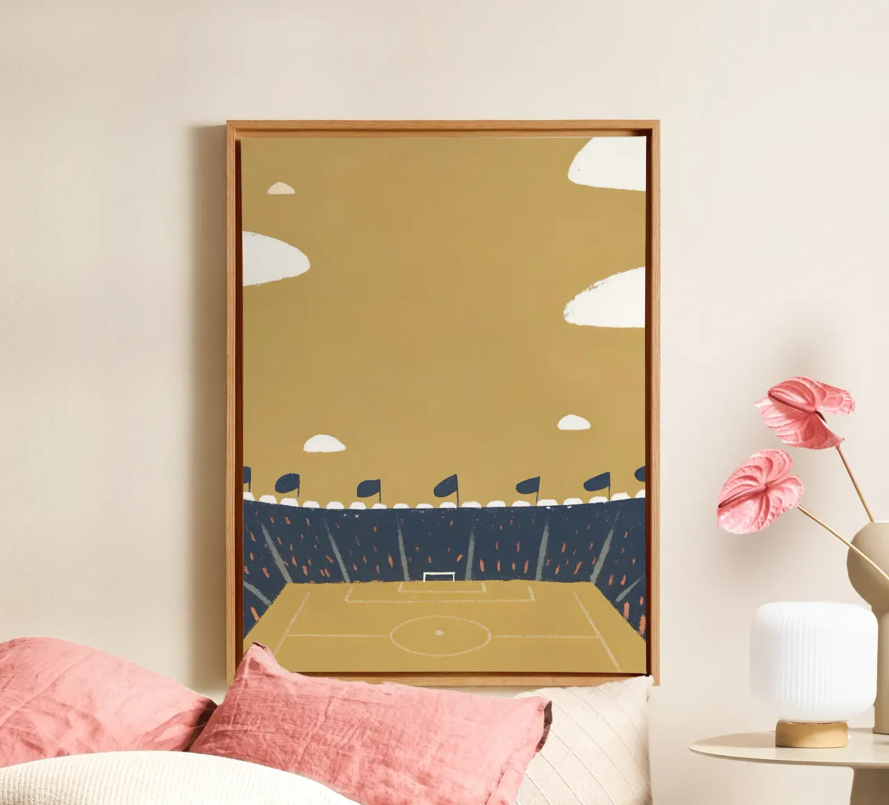 Football Stadium canvas by PERSONAL TOUCH