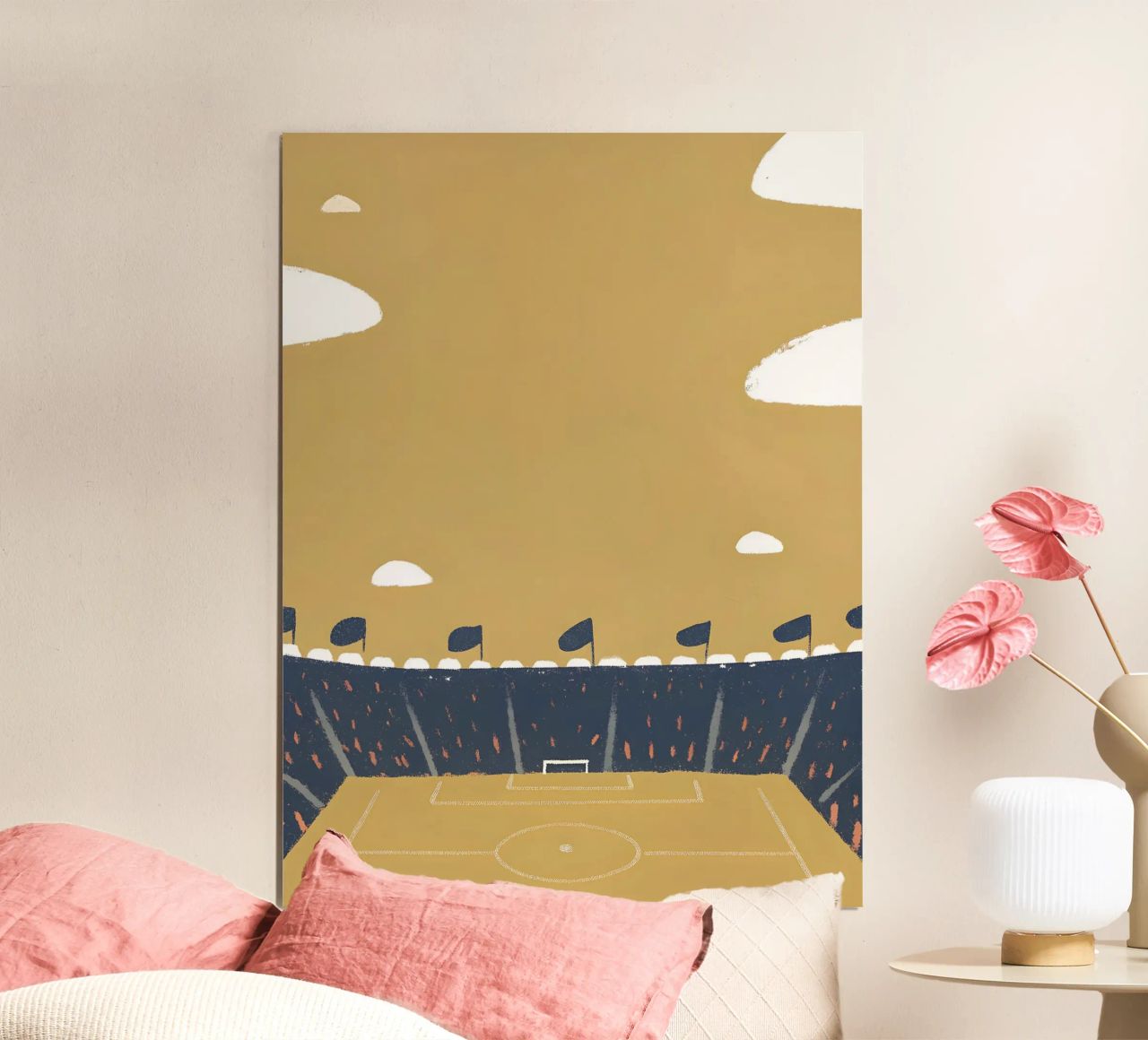 Stade de football poster de PERSONAL TOUCH