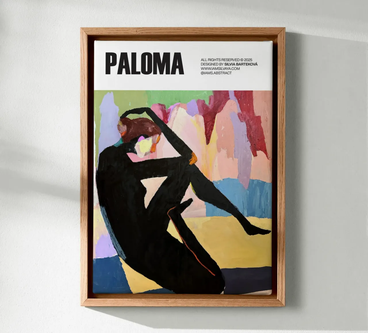 Paloma III tela con Cornice a cassetta da Silvaya