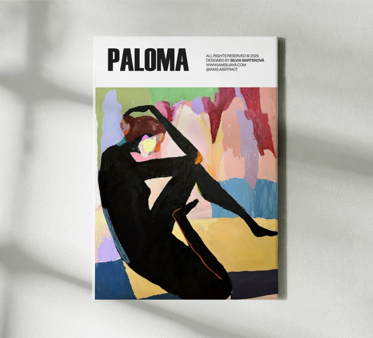 Paloma III tela con Cornice a cassetta da Silvaya