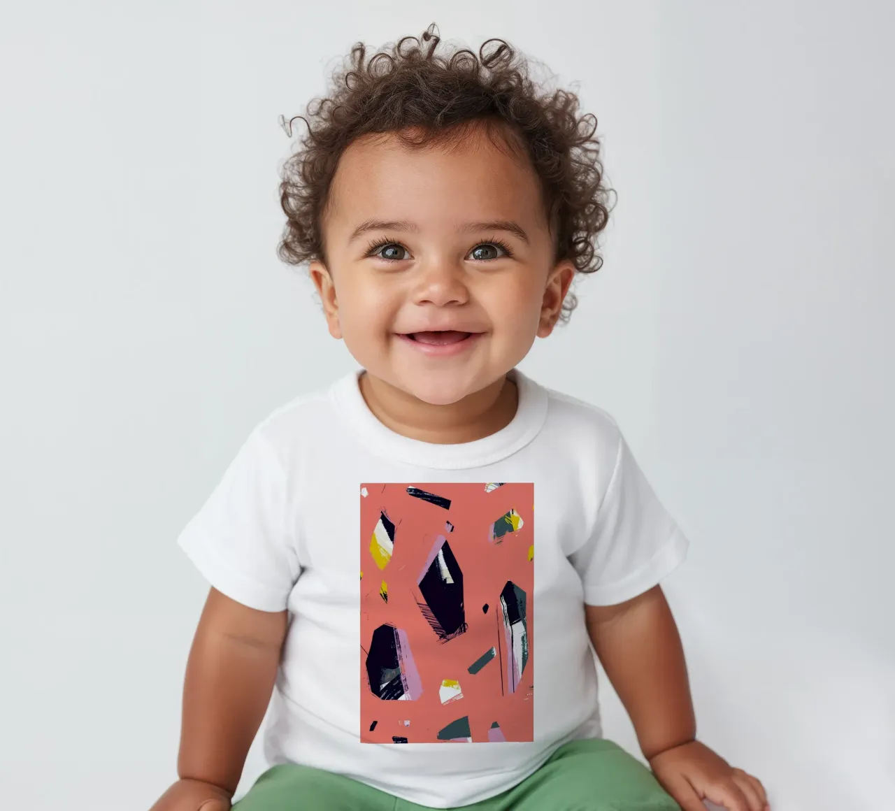 Bright Rocks maglietta neonato da Jilli Darling Art