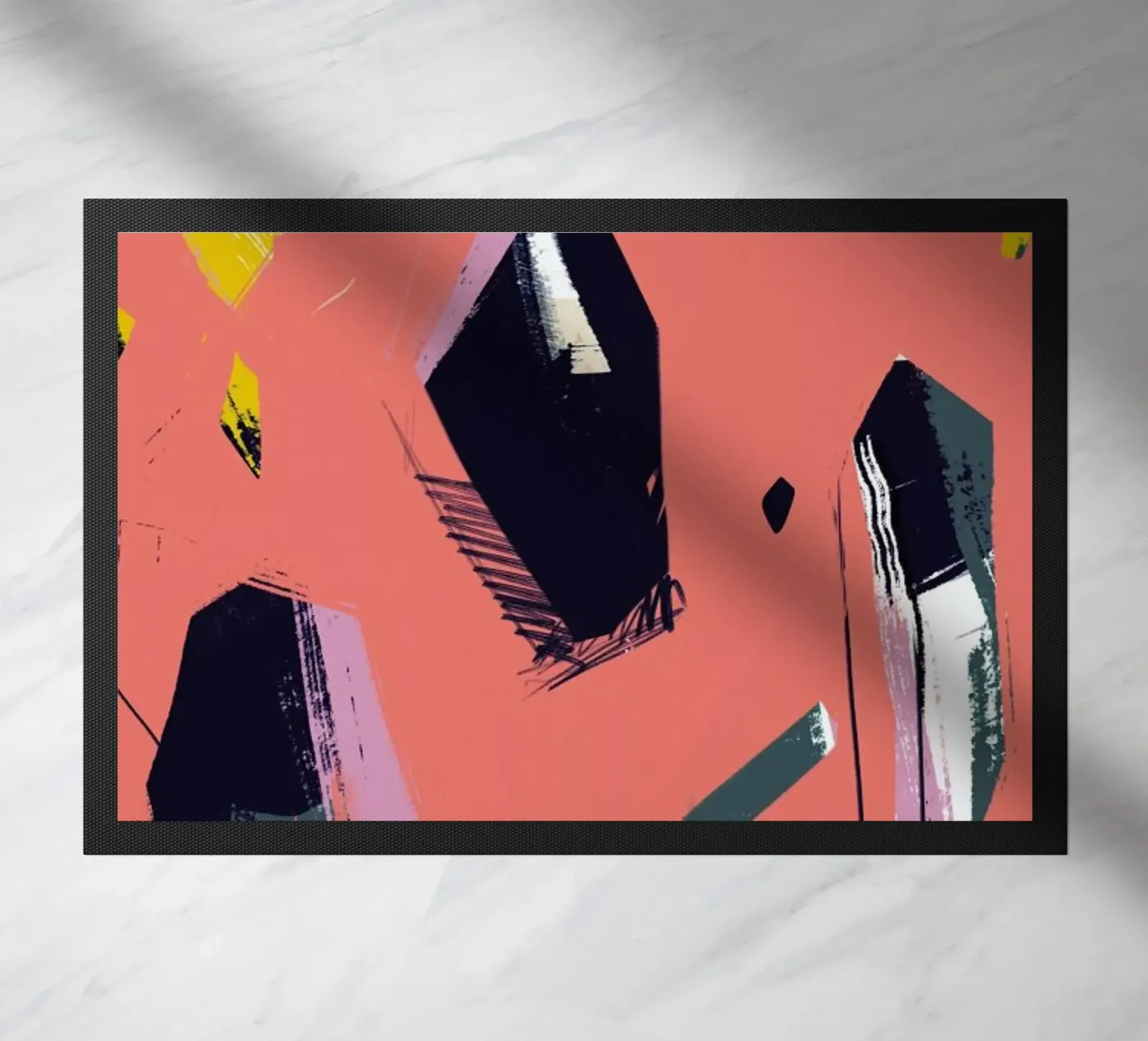 Bright Rocks deurmat van Jilli Darling Art