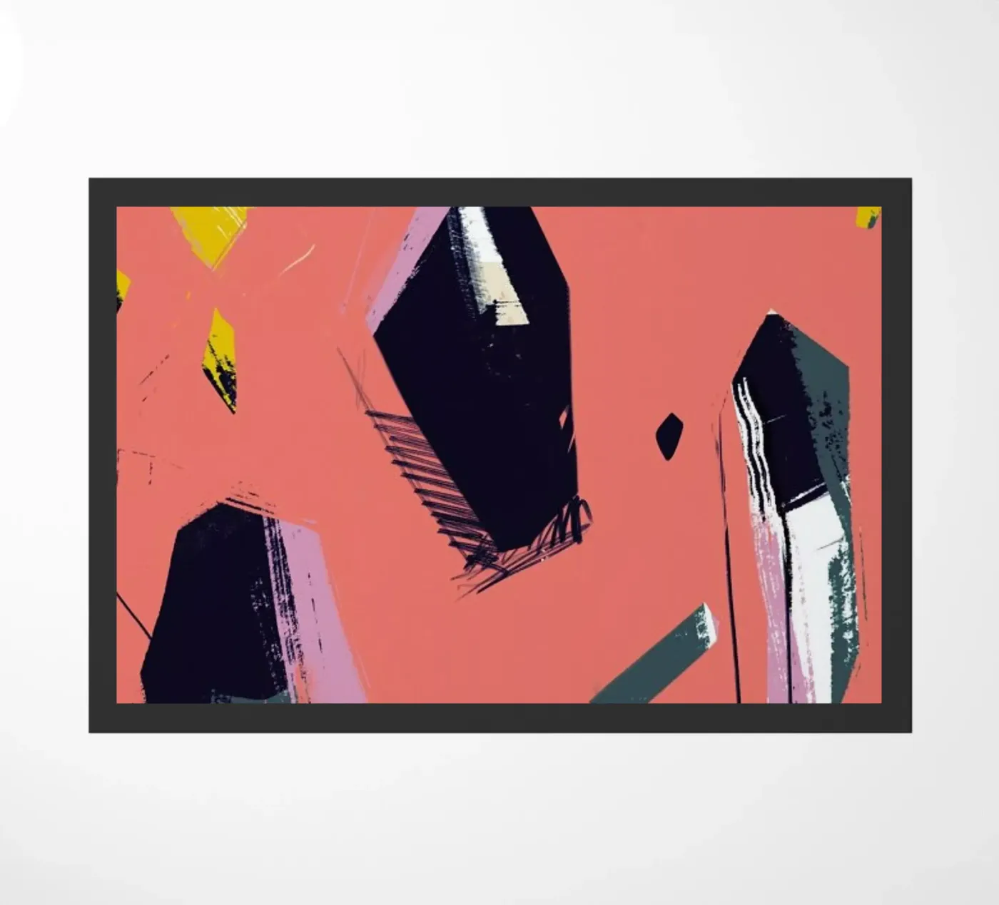 Bright Rocks deurmat van Jilli Darling Art