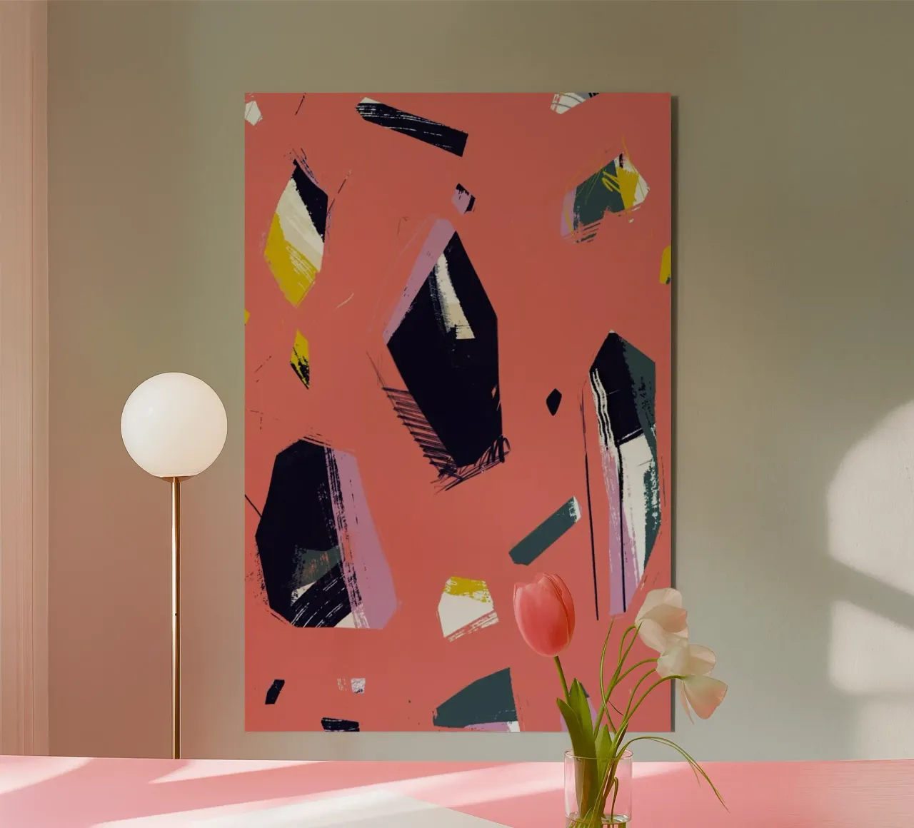 Bright Rocks alluminio dibond da Jilli Darling Art