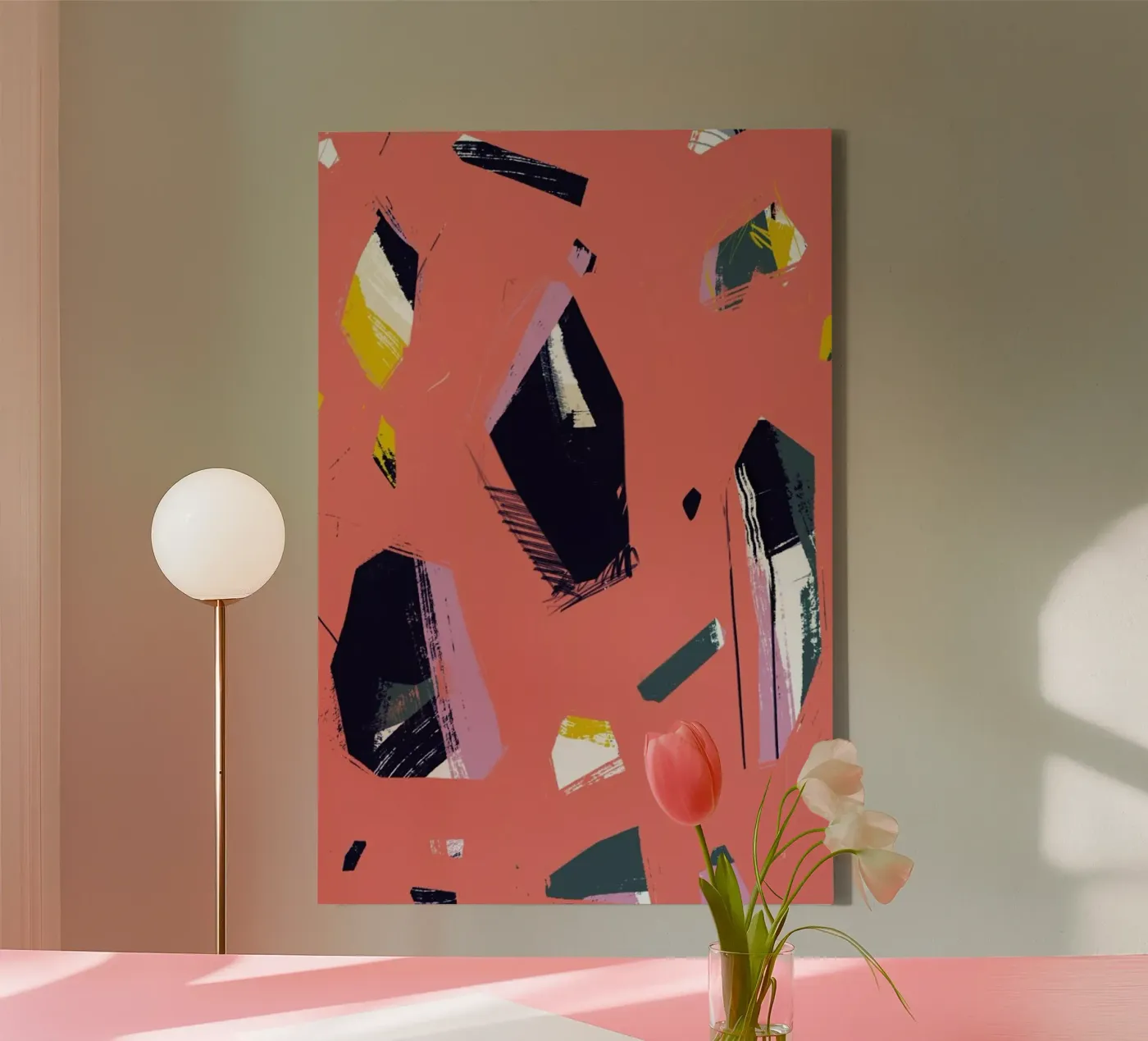 Bright Rocks tela da Jilli Darling Art