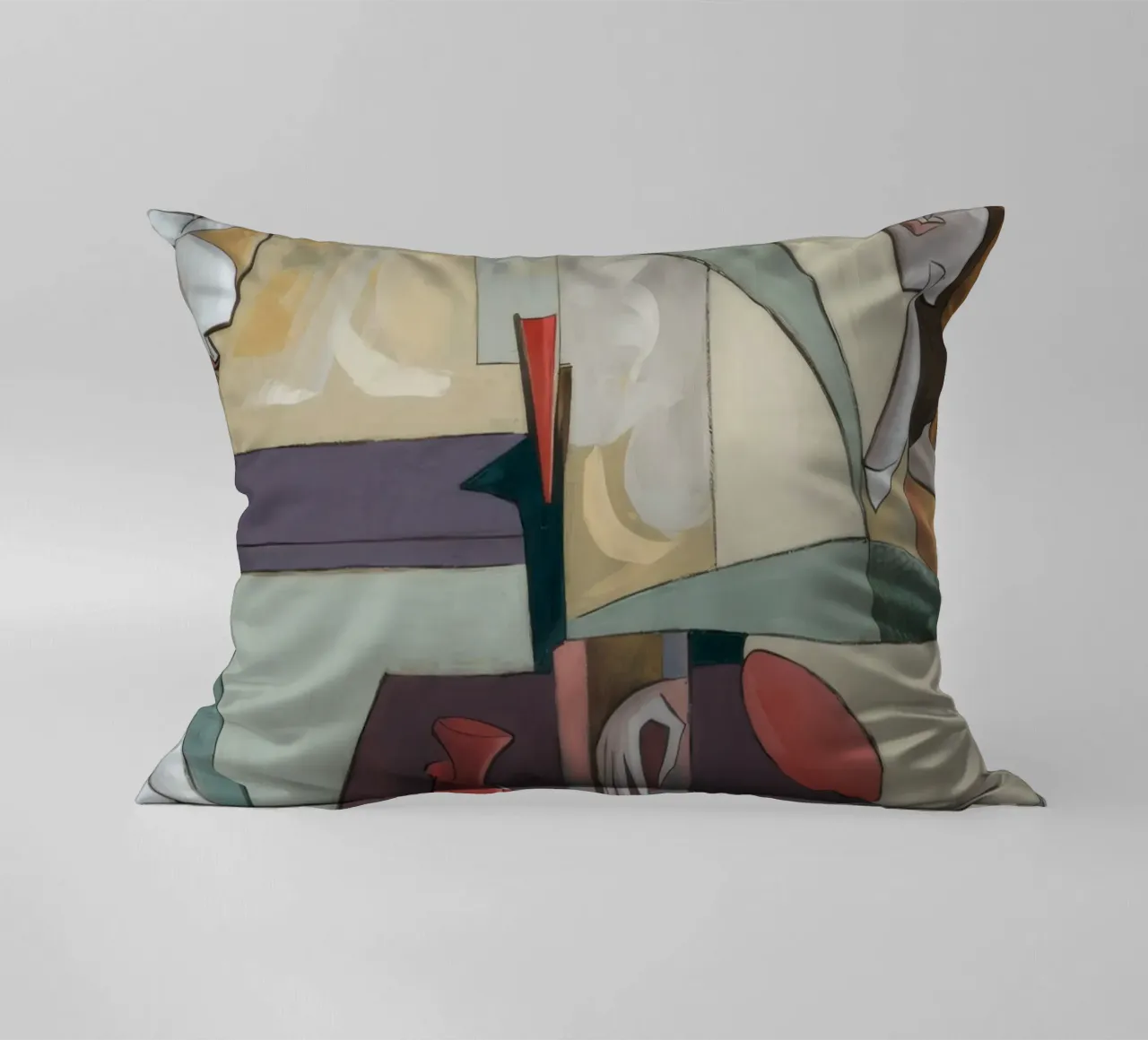 Reflective Stillness decorative cushion by Crimson Whisper